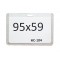 Бейдж горизонтальный 95x59 мм