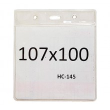 Бейдж горизонтальный 107x100 мм