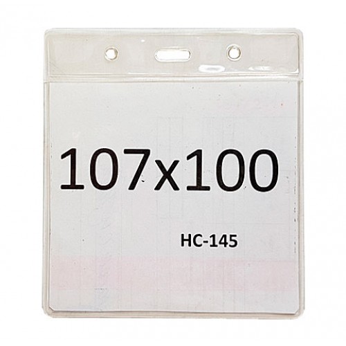Бейдж горизонтальный 107x100 мм