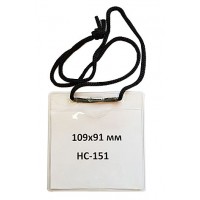 Бейдж горизонтальный 101x91 мм