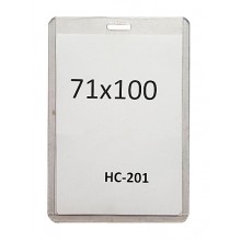 Бейдж вертикальный 71x100 мм