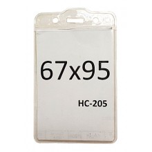 Бейдж вертикальный  67x95 мм