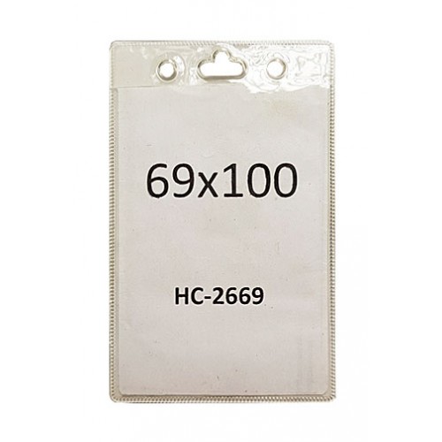 Бейдж вертикальный 69x100 мм