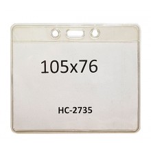Бейдж горизонтальный 105x76 мм