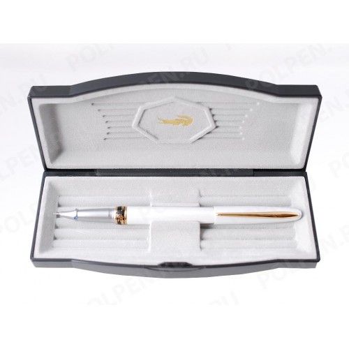 Перьевая ручка CROCODILE 215 White