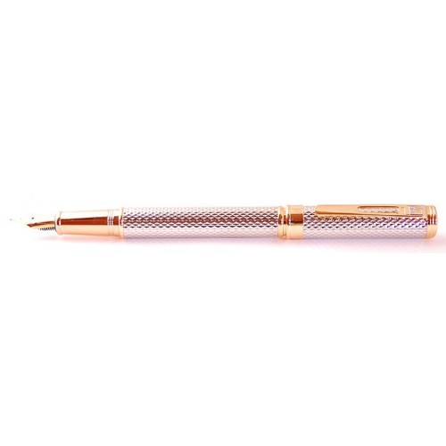 Перьевая ручка CROCODILE 218 Silver