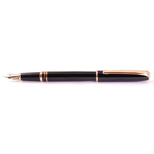 Перьевая ручка CROCODILE 222 Black gold