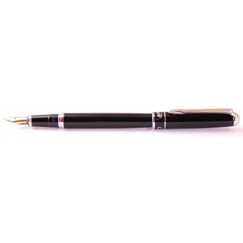 Перьевая ручка CROCODILE 367 Black Silver