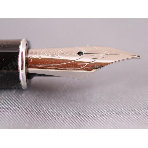 Перьевая ручка CROCODILE 702 Black Silver