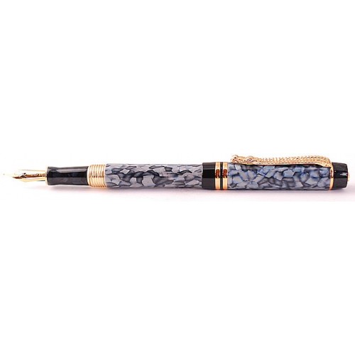 Перьевая ручка CROCODILE 806 Fog grey stone