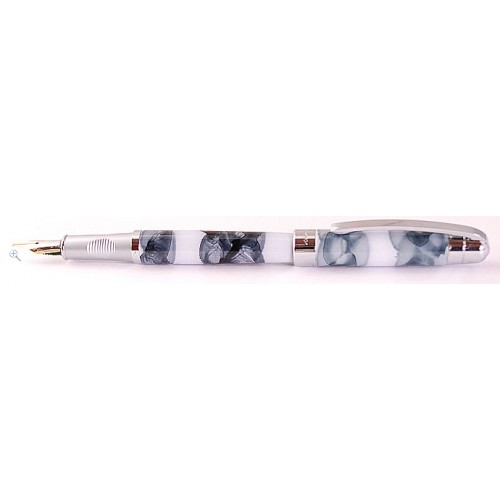 Перьевая ручка BOOKWORM 823 Gray Marble