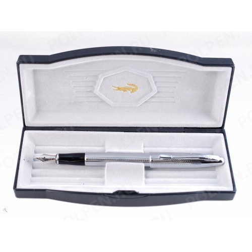 Перьевая ручка CROCODILE 225 Silver Silver
