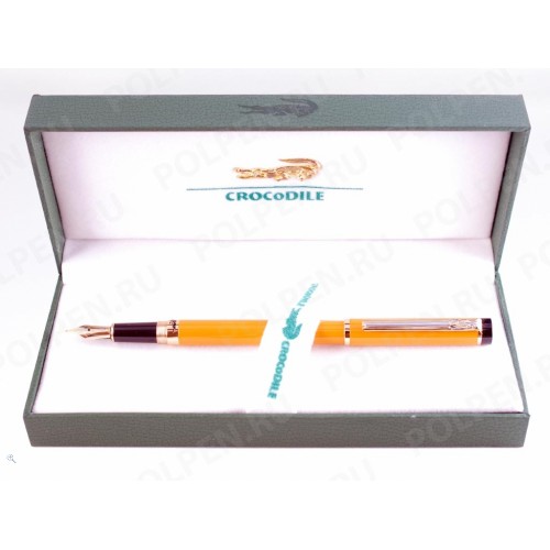 Перьевая ручка CROCODILE 398 Yellow