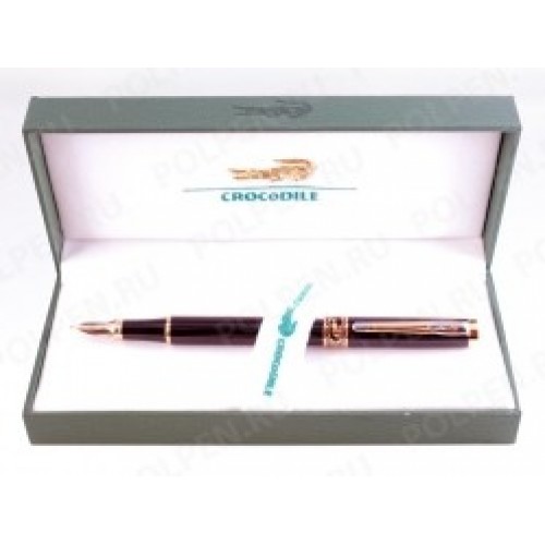 Перьевая ручка CROCODILE 702 Black