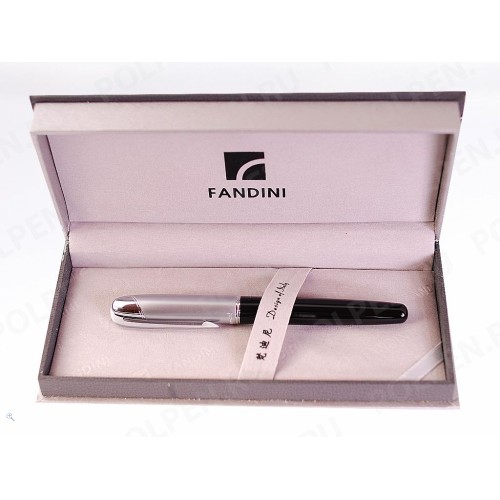 Перьевая ручка FANDINI 302 Black Silver