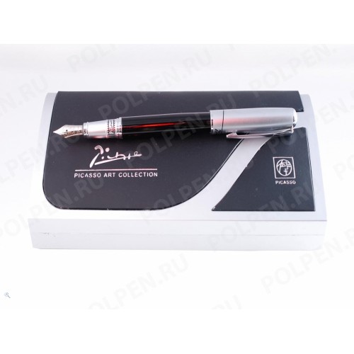 Перьевая ручка PICASSO 906 Black Silver