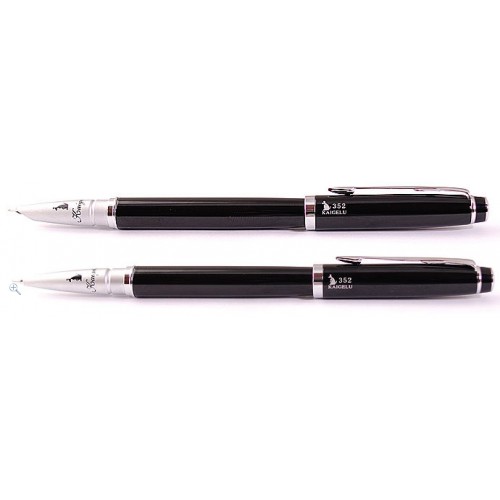 Набор ручек KAIGELU 352 Black Silver