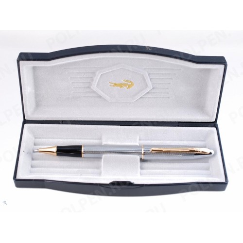 Ручка роллер CROCODILE 225 Silver Gold