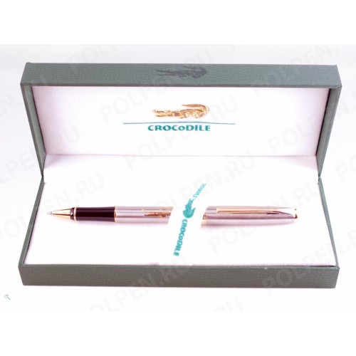 Ручка роллер CROCODILE 228A Silver