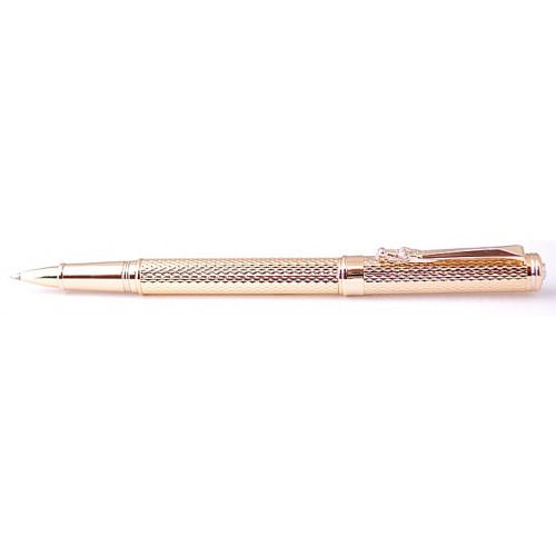 Ручка роллер CROCODILE 218A Gold